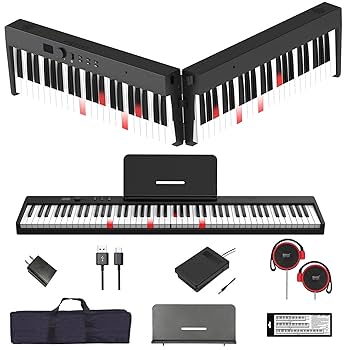 Amazon | トモイ TOMOI 電子ピアノ 88鍵盤 折り畳み式